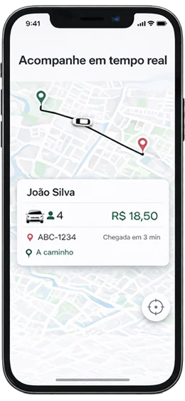 APP da Drivesul - Acompanhar corrida