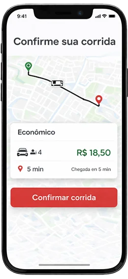 APP da Drivesul - Confirmar corrida